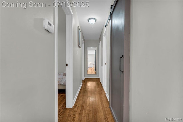 19425 Butternut Ln, Southfield, MI 48076 - corridor with wood finished floors and baseboards