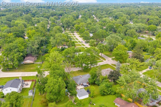 19425 Butternut Ln, Southfield, MI 48076 - drone / aerial view