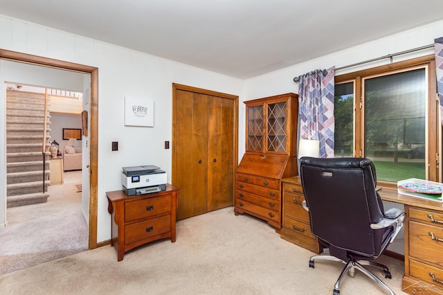 859 Foxboro Rd, Saginaw, MI 48638 - home office featuring light colored carpet