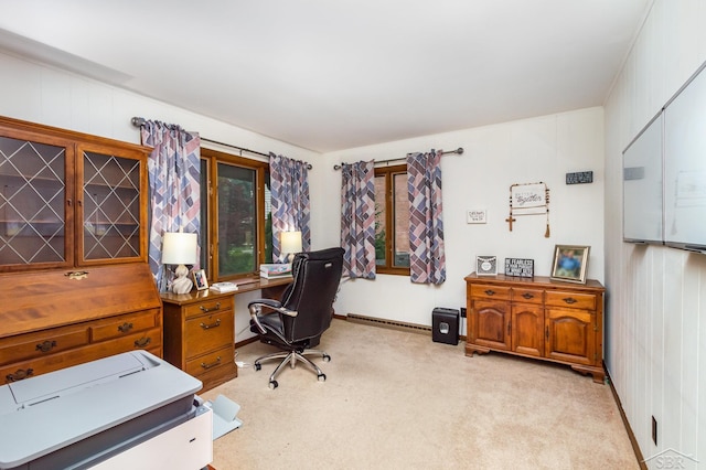 859 Foxboro Rd, Saginaw, MI 48638 - office area with light colored carpet and baseboards