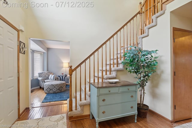 2129 Camelot Dr, Troy, MI 48083 - entrance foyer featuring wood finished floors and stairway