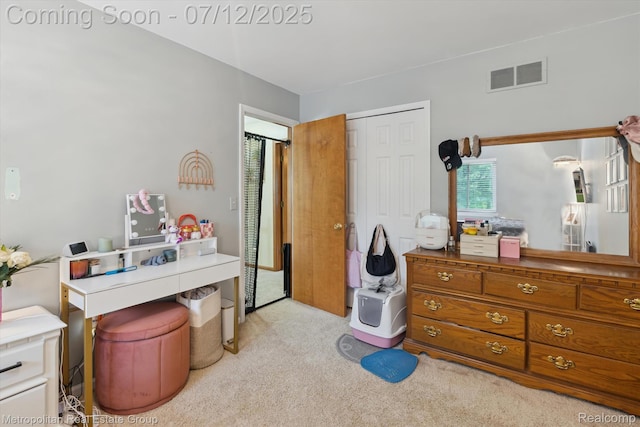 2129 Camelot Dr, Troy, MI 48083 - bedroom featuring light colored carpet and a closet