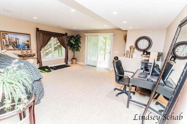 13025 Shaner Ave NE, Cedar Springs, MI 49319 - office featuring carpet and recessed lighting