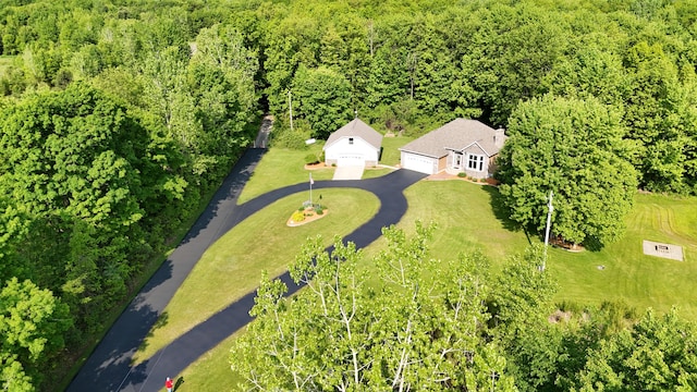 13025 Shaner Ave NE, Cedar Springs, MI 49319 - bird's eye view of a heavily wooded area