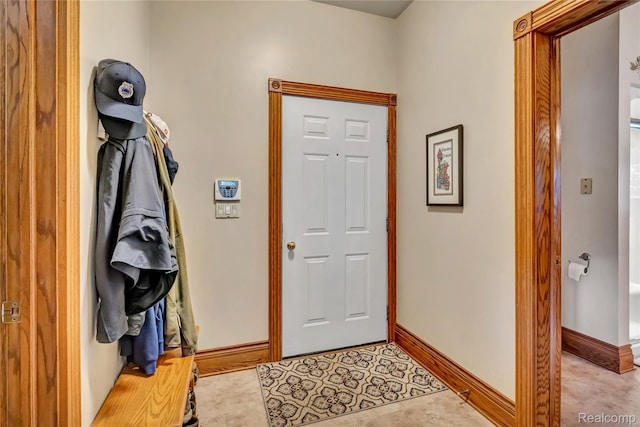 6728 Bowers Rd, Imlay City, MI 48444 - entrance foyer with baseboards