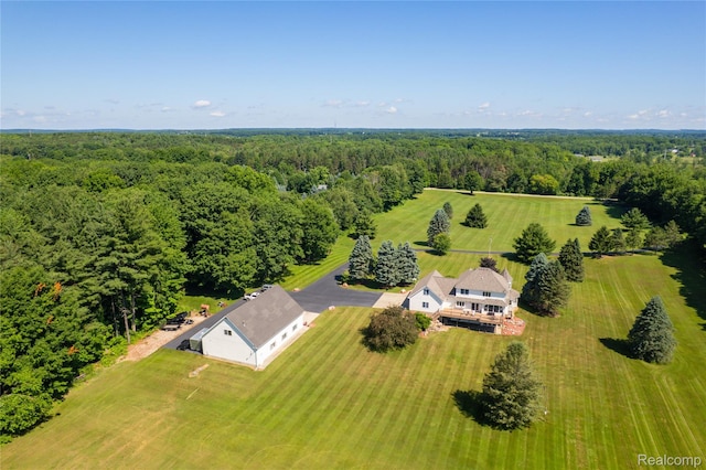 6728 Bowers Rd, Imlay City, MI 48444 - view of subject property with a forest