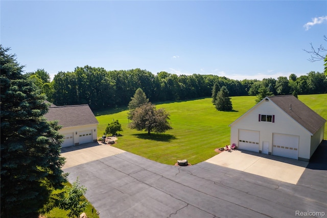 6728 Bowers Rd, Imlay City, MI 48444 - view from above of property