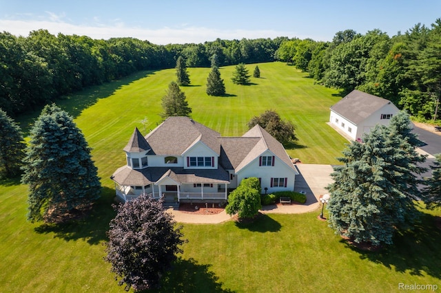 6728 Bowers Rd, Imlay City, MI 48444 - aerial view of property and surrounding area