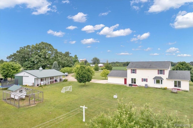 1647 Higley Rd, Lapeer, MI 48446 - view from above of property