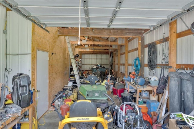 1647 Higley Rd, Lapeer, MI 48446 - view of garage