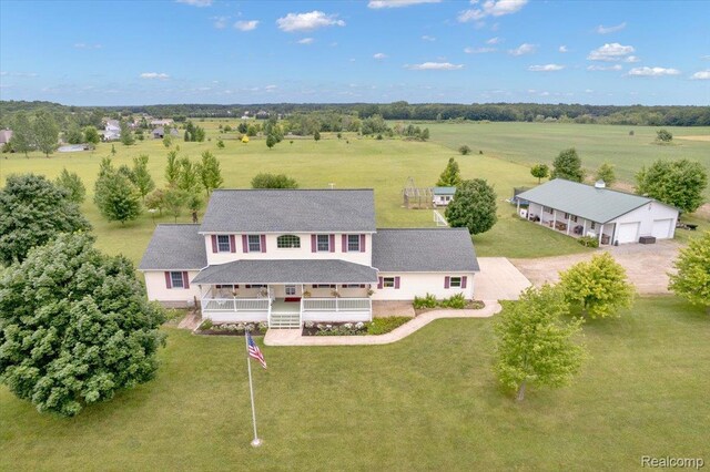 1647 Higley Rd, Lapeer, MI 48446 - overview of rural landscape