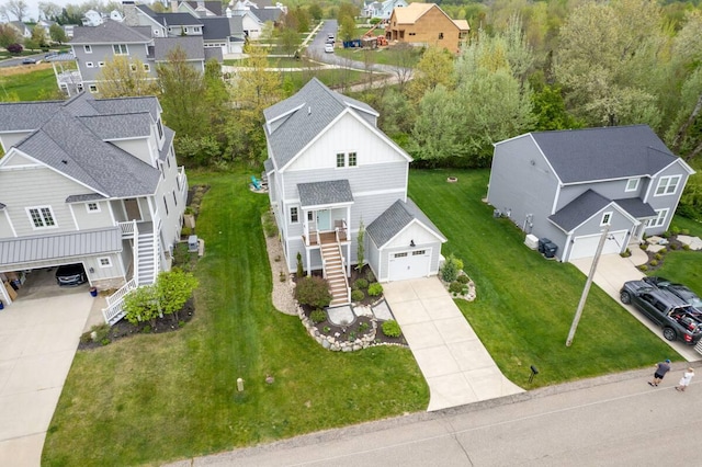 7229 Lakeview Ave, South Haven, MI 49090 - aerial perspective of suburban area
