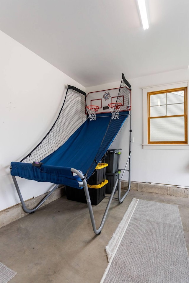 7229 Lakeview Ave, South Haven, MI 49090 - bedroom with concrete flooring