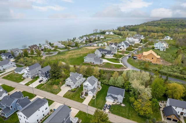 7229 Lakeview Ave, South Haven, MI 49090 - aerial view of property and surrounding area with nearby suburban area