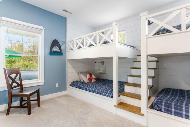 7229 Lakeview Ave, South Haven, MI 49090 - bedroom featuring multiple windows and carpet flooring