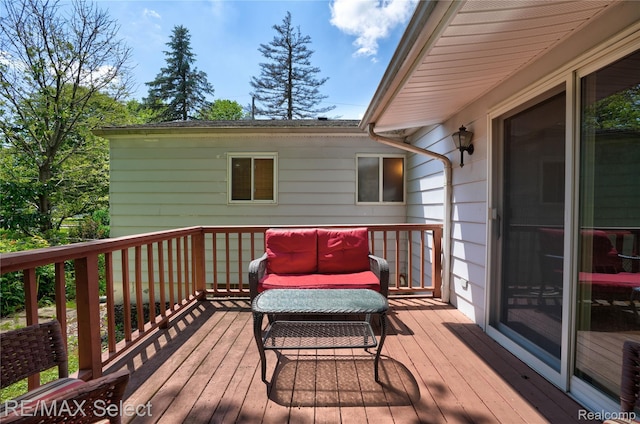 4391 Ashlawn Dr, Flint, MI 48507 - view of wooden deck