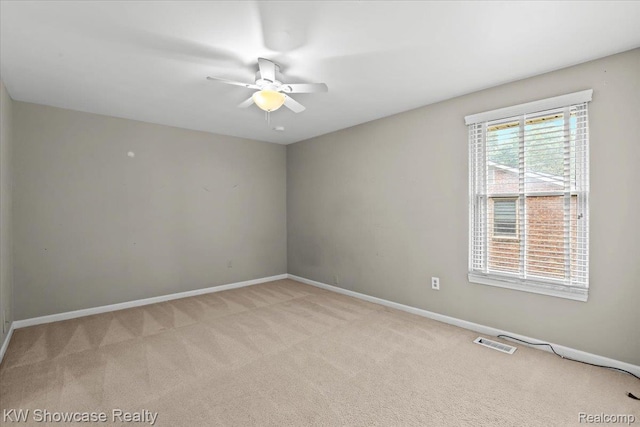 5152 Shenandoah Ct, West Bloomfield, MI 48323 - spare room with a ceiling fan and light colored carpet