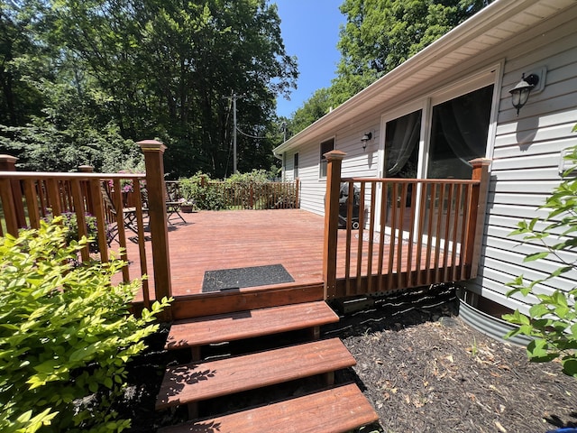 2564 Bialik Rd, Manistee, MI 49660 - view of deck