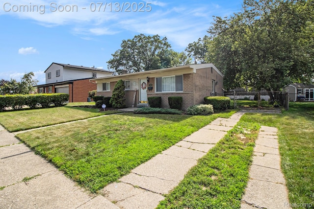 123 N Hawthorne St, Westland, MI 48185 - view of front of home with brick siding
