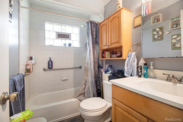 34919 Glover, Wayne, MI 48184 - bathroom featuring vanity and shower / bath combination with curtain