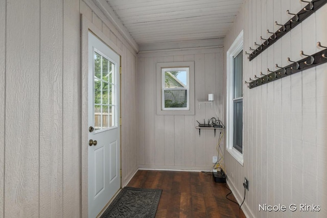 911 Baldwin St SE, Grand Rapids, MI 49506 - entryway featuring baseboards and wood finished floors