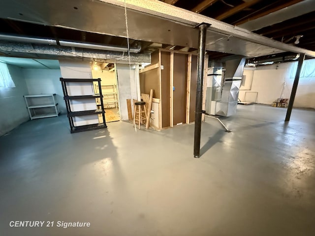 3525 Shattuck Rd, Saginaw, MI 48603 - below grade area featuring heating unit