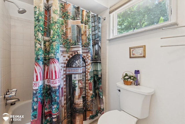 11206 E Atherton Rd, Davison, MI 48423 - full bathroom with toilet and shower / bath combo