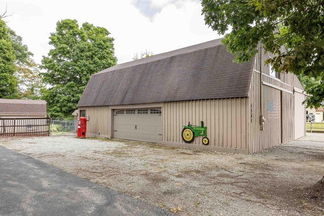 5370 N Lake Sanford Rd, Sanford, MI 48657 - view of detached garage