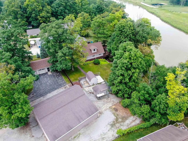 5370 N Lake Sanford Rd, Sanford, MI 48657 - bird's eye view of a large body of water