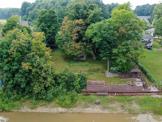 5370 N Lake Sanford Rd, Sanford, MI 48657 - aerial view of property and surrounding area
