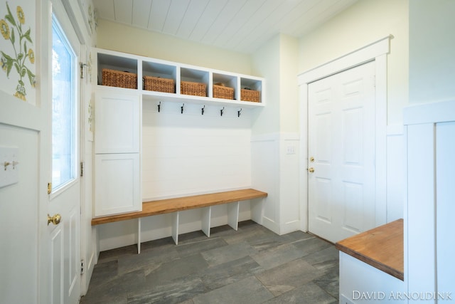 401 Erin Isle Ct, Holland, MI 49424 - mudroom with a wainscoted wall and plenty of natural light