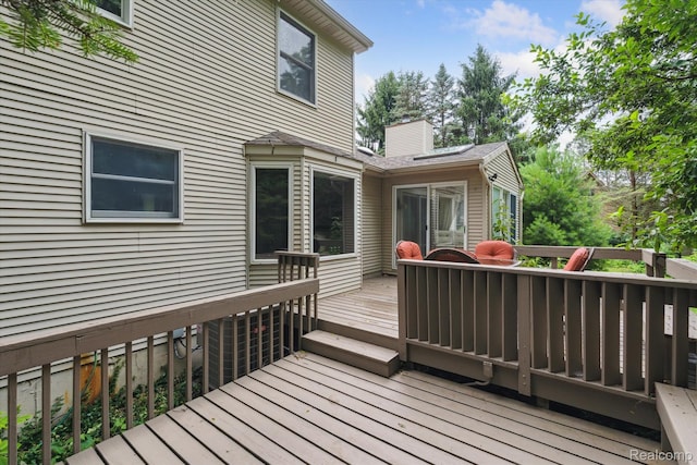 7740 Athlone Dr, Brighton, MI 48116 - view of wooden deck