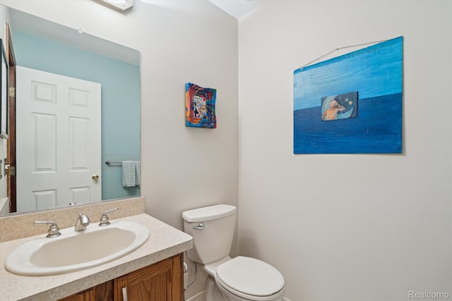 7740 Athlone Dr, Brighton, MI 48116 - half bathroom with toilet and vanity