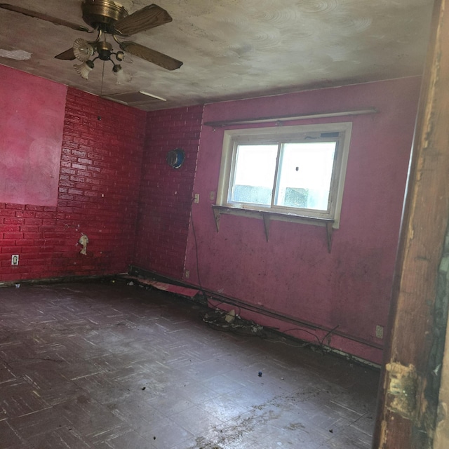 709 11th St, Three Rivers, MI 49093 - empty room featuring a ceiling fan