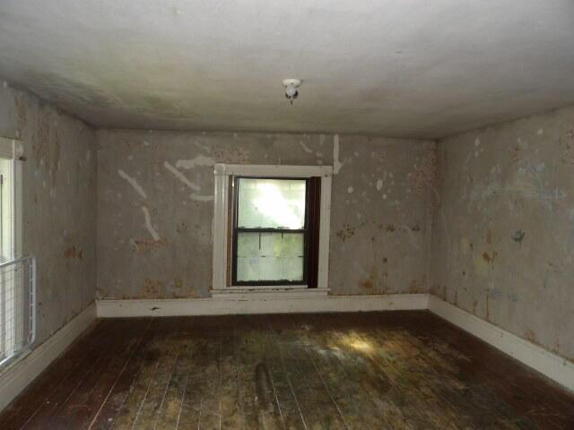 209 E High St, Union City, MI 49094 - empty room with hardwood / wood-style flooring and baseboards