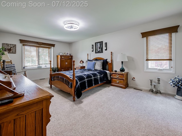 12495 Howland Park Dr, Plymouth, MI 48170 - bedroom featuring light colored carpet