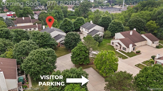 7741 Lake Ridge Dr, Commerce Twp, MI 48327 - bird's eye view