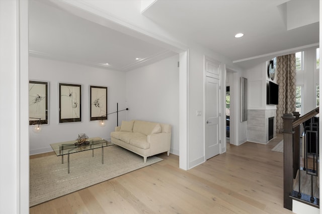 3909 Sandpiper Dr, Troy, MI 48083 - living area with plenty of natural light, light wood-style floors, and recessed lighting