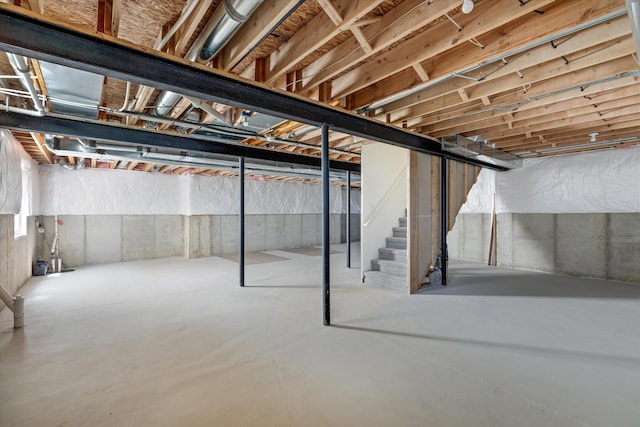 3909 Sandpiper Dr, Troy, MI 48083 - basement with stairway