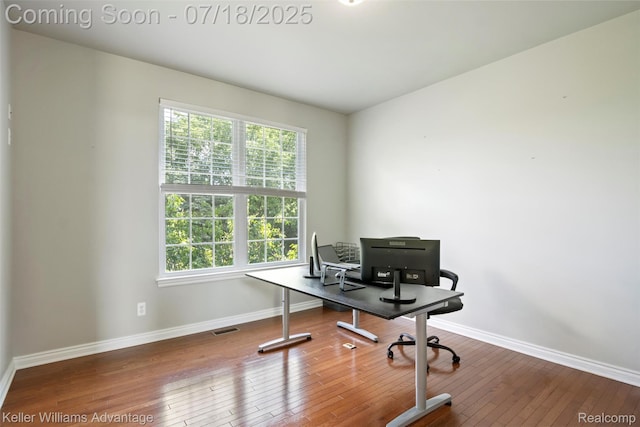 25506 Stanley Ln, South Lyon, MI 48178 - office space with wood-type flooring