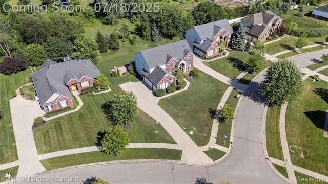 25506 Stanley Ln, South Lyon, MI 48178 - aerial perspective of suburban area