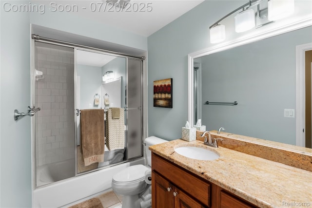 9589 Wellington Ct, Clarkston, MI 48348 - full bathroom with vanity and enclosed tub / shower combo