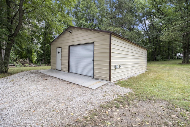 435 Pettibone Dr, Bitely, MI 49309 - view of garage