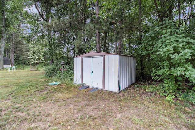 435 Pettibone Dr, Bitely, MI 49309 - view of shed