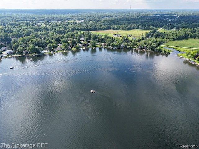 166 Indian Trl, Columbiaville, MI 48421 - bird's eye view of a nearby body of water