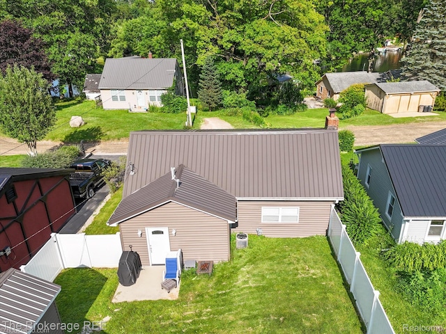 166 Indian Trl, Columbiaville, MI 48421 - aerial view of property and surrounding area