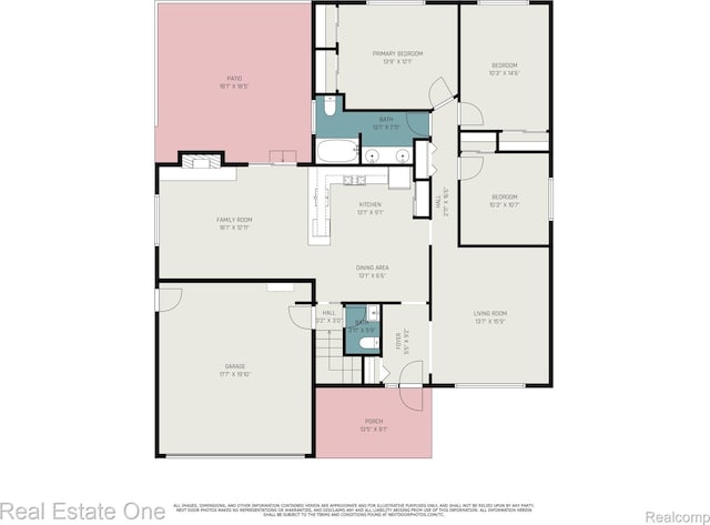 3408 Ardmore Dr, Troy, MI 48083 - view of room layout