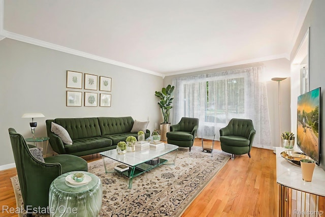 3408 Ardmore Dr, Troy, MI 48083 - living room with wood finished floors and crown molding