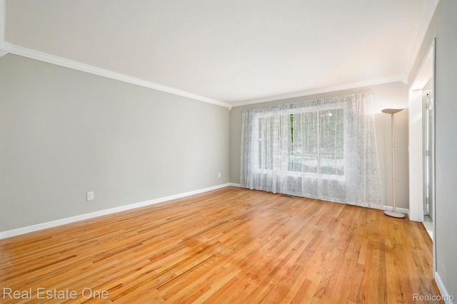 3408 Ardmore Dr, Troy, MI 48083 - unfurnished room with ornamental molding and wood finished floors