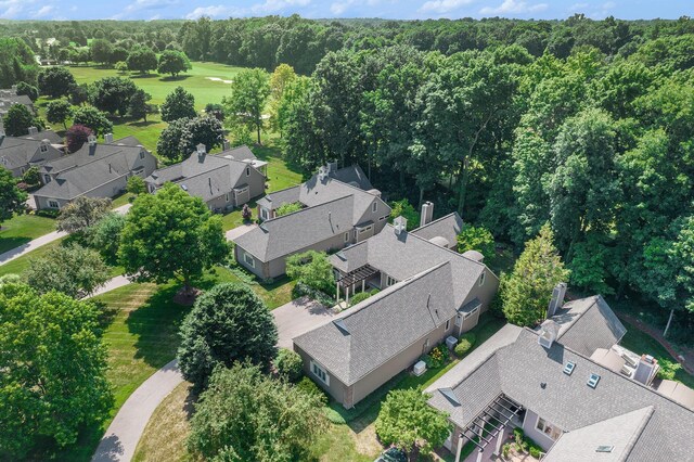 2736 Aspen Ct, Ann Arbor, MI 48108 - aerial perspective of suburban area